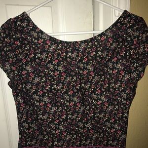 Floral crop top